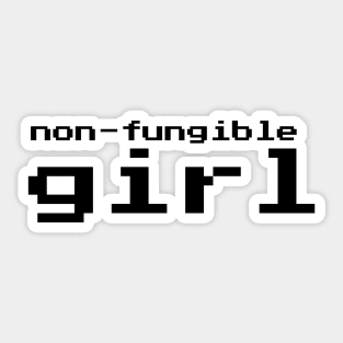 Non-Fungible Girl Sticker